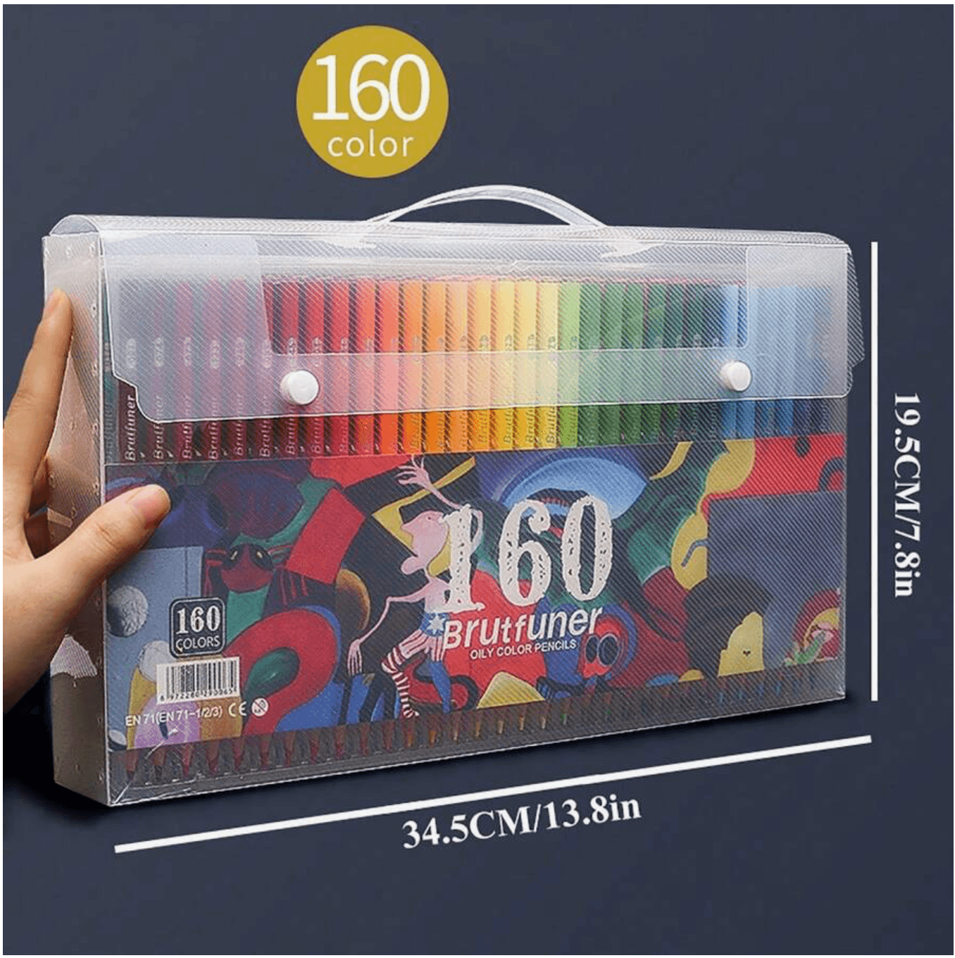 Brutfuner Oily colored pencils (160 colors)
