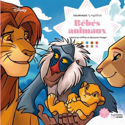 Grand carré mystères Disney : Bébés animaux
